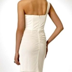 Cachè Grecian White Cocktail Dress size 2